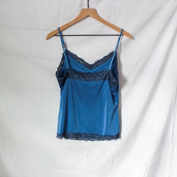 Vintage Y2K The Limited Blue Lace V-neck Cami Large - Picture 5 of 8